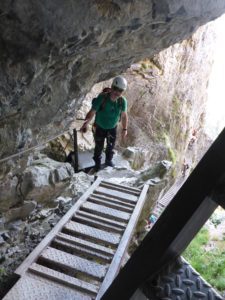 Kurz vor dem Tunnel