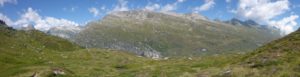 Panorama Zervreilahorn, Frunthorn, Schwarzhorn und Faltschonhorn